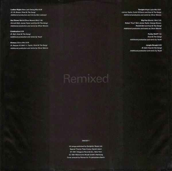 Kool & The Gang - Great And Remixed '91 | Metronome (848 503-1) - 4 Kool & The Gang - Great And Remixed '91 | Metronome (848 503-1) - 4