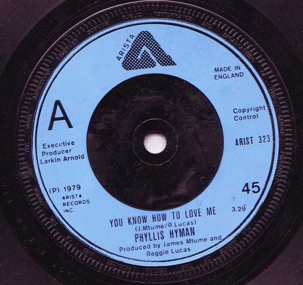 Phyllis Hyman - You Know How To Love Me | Arista (ARIST 323) - 3