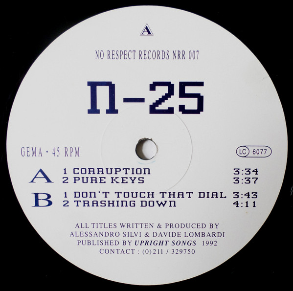 N-25 - Unauthorized EP | No Respect Records (NRR 007) N-25 - Unauthorized EP | No Respect Records (NRR 007)