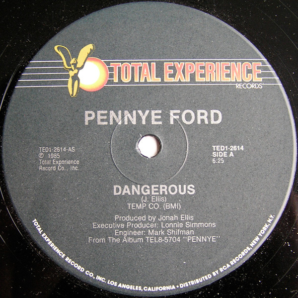 Penny Ford - Dangerous / Change Your Wicked Ways | Total Experience Records (TED1-2614) Penny Ford - Dangerous / Change Your Wicked Ways | Total Experience Records (TED1-2614)