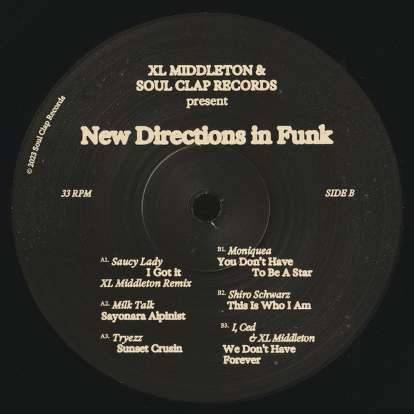 XL Middleton - XL Middleton & Soul Clap Records Present New Directions In Funk Volume 1 | Soul Clap Records (SCR LP 09) - 3
