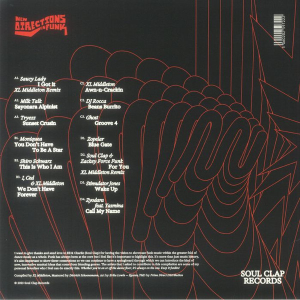 XL Middleton - XL Middleton & Soul Clap Records Present New Directions In Funk Volume 1 | Soul Clap Records (SCR LP 09) - 2