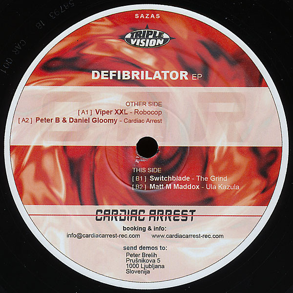 Various - Defibrilator EP | Cardiac Arrest Recordings (CAR 001) - 2