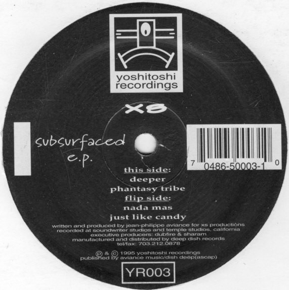 XS - Subsurfaced E.P. | Yoshitoshi Recordings (YR003) - main XS - Subsurfaced E.P. | Yoshitoshi Recordings (YR003) - main