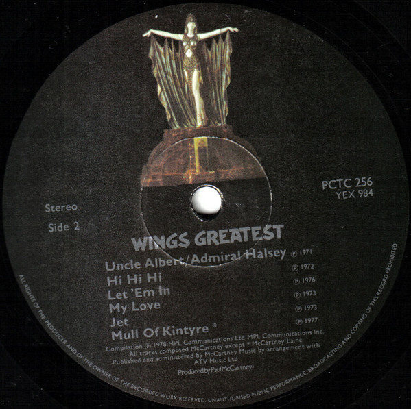 Wings - Wings Greatest | MPL (PCTC 256) - 4
