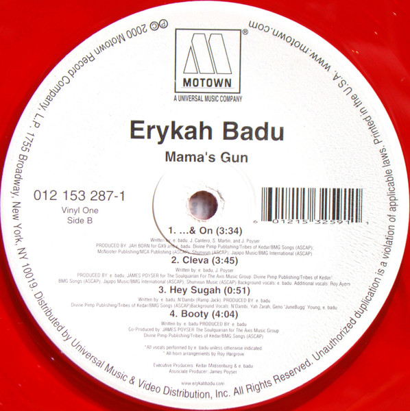 Erykah Badu - Mama's Gun | Motown (012 153 259-1) - 3