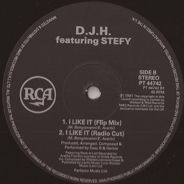 DJ H. Feat. Stefy - I Like It | RCA (PT 44742)