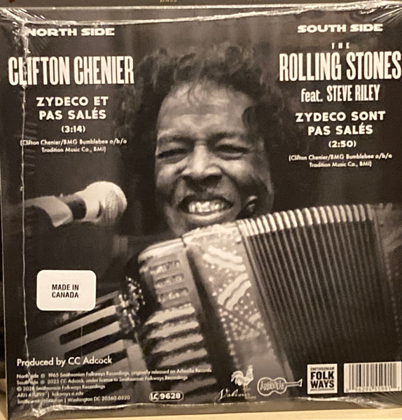 Clifton Chenier / The Rolling Stones Featuring Steve Riley - Zydeco Sont Pas Salés | Smithsonian Folkways (ARH 45-599) - 3 Clifton Chenier / The Rolling Stones Featuring Steve Riley - Zydeco Sont Pas Salés | Smithsonian Folkways (ARH 45-599) - 3