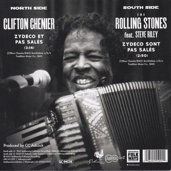 Clifton Chenier / The Rolling Stones Featuring Steve Riley - Zydeco Sont Pas Salés | Smithsonian Folkways (ARH 45-599) - 2 Clifton Chenier / The Rolling Stones Featuring Steve Riley - Zydeco Sont Pas Salés | Smithsonian Folkways (ARH 45-599) - 2