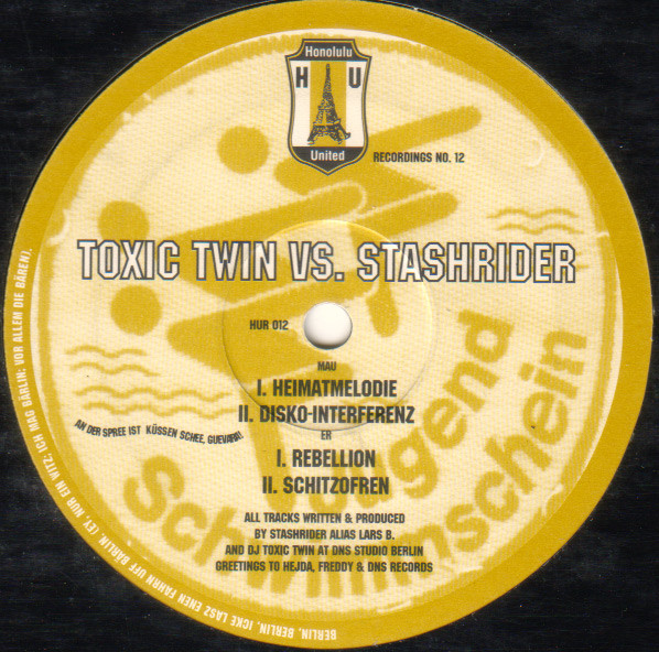 Toxic Twin & Stashrider - Heimatmelodie | Honolulu United (HUR 012) - main