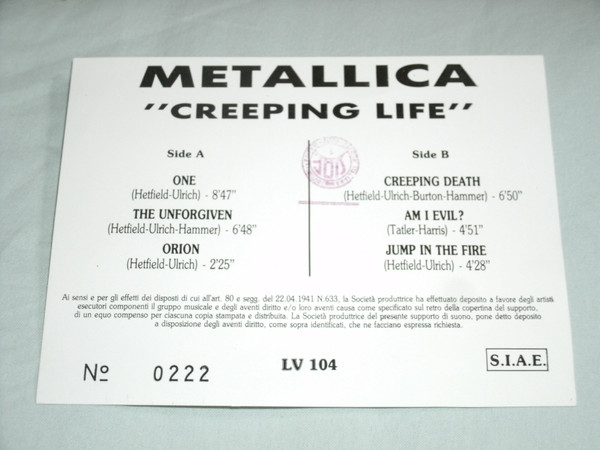Metallica - Creeping Life | Cosmic Communications (LV 104) - 3