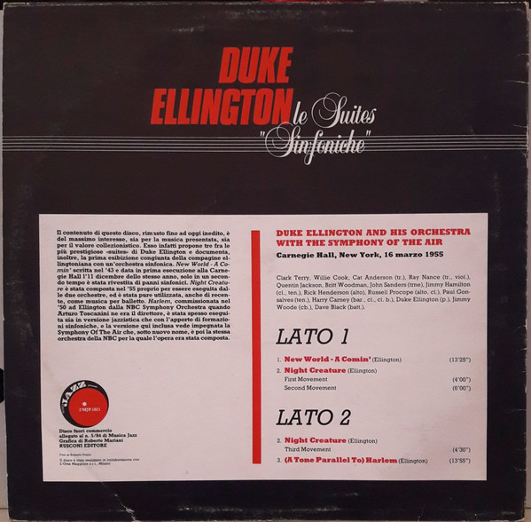 Duke Ellington - Le Suites Sinfoniche | Musica Jazz (2MJP 1021) - 2 Duke Ellington - Le Suites Sinfoniche | Musica Jazz (2MJP 1021) - 2