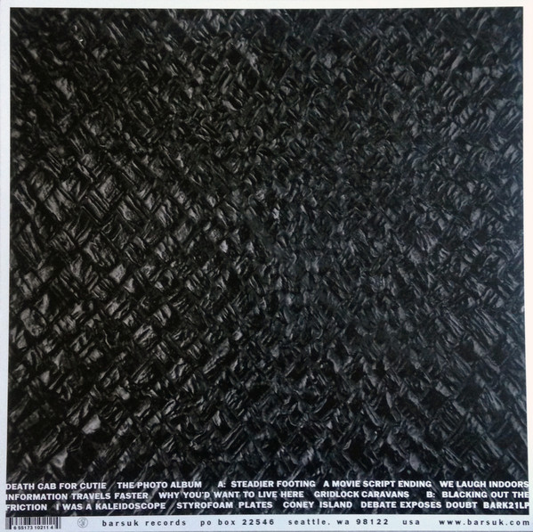 Death Cab For Cutie - The Photo Album | Barsuk Records (BARK21LP) - 2 Death Cab For Cutie - The Photo Album | Barsuk Records (BARK21LP) - 2