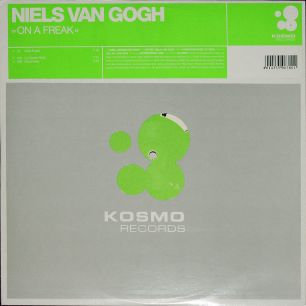 Niels Van Gogh - On A Freak | Kosmo Records (KOS 2049) - main