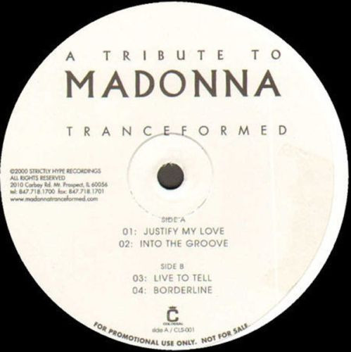 Various - A Tribute To Madonna : Tranceformed | Colossal (CLS-001)