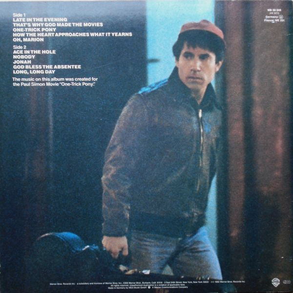 Paul Simon - One-Trick Pony | Warner Bros. Records (WB 56 846) - 2