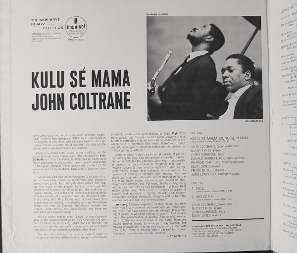 John Coltrane - Kulu Sé Mama | Impulse! (AS-9106) - 2