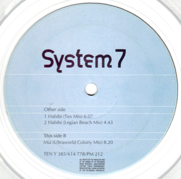 System 7 - Habibi | 10 Records (TEN Y 385) - 4