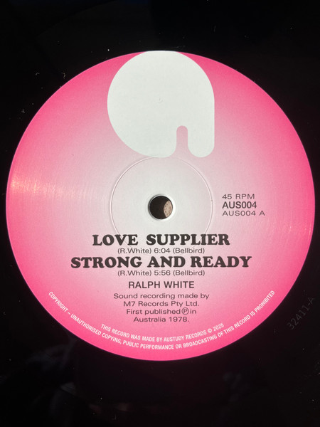 Ralph White - Disco | Austudy Records (AUS004) - 4
