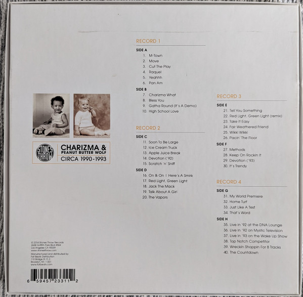 Charizma & Peanut Butter Wolf - Circa 1990-1993 | Stones Throw Records (STH2331) - 2