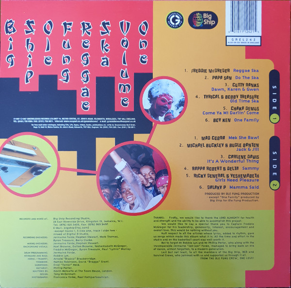 Various - Big Ship Ole Fung Reggae Ska Volume One | Greensleeves Records (GREL 242) - 2