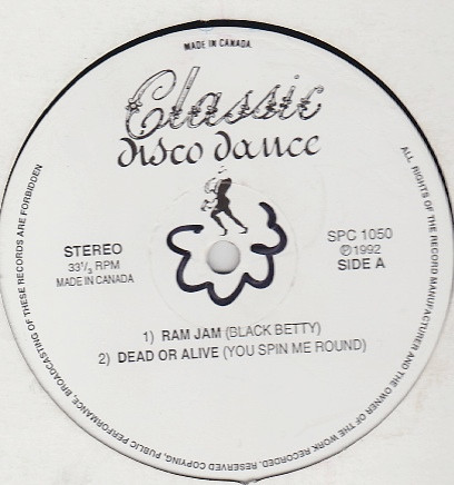 Various - Classic Disco Dance | Classic Disco Dance (SPC 1050)