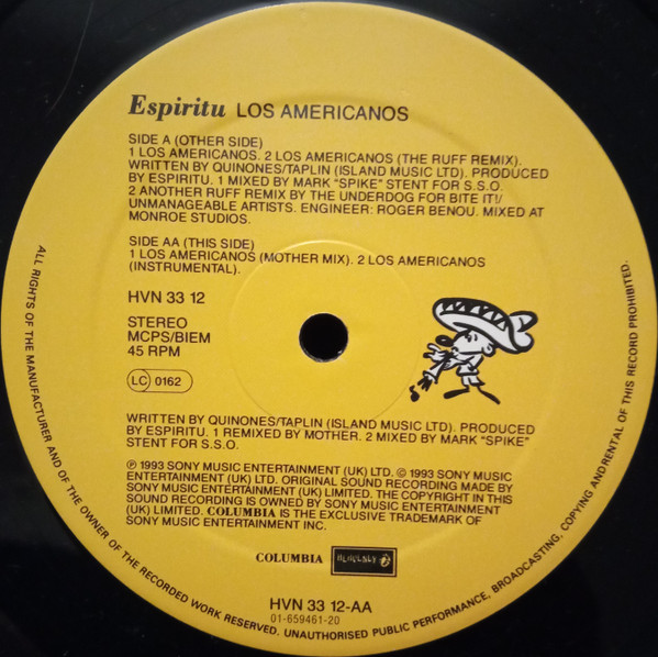 Espiritu - Los Americanos | Heavenly (HVN 3312) - 3