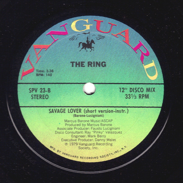 The Ring - Savage Lover | Vanguard (SPV 23) - 2