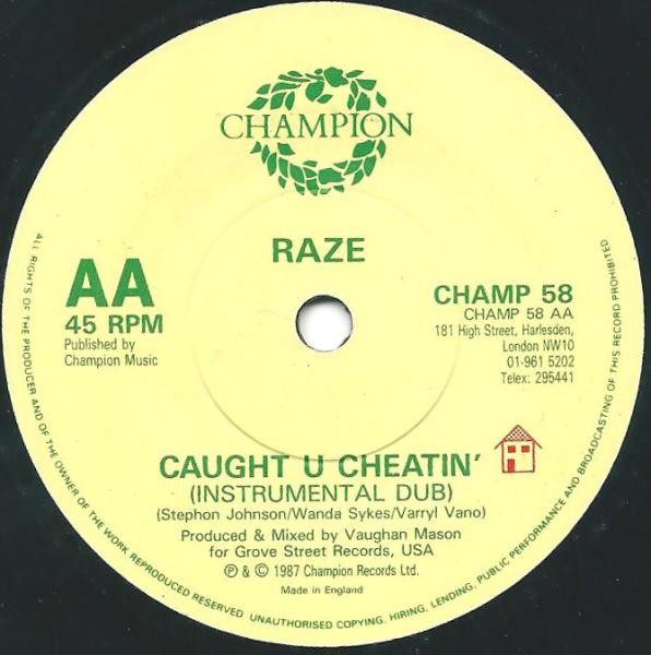 Raze - Caught U Cheatin' | Champion (CHAMP 58) - 4