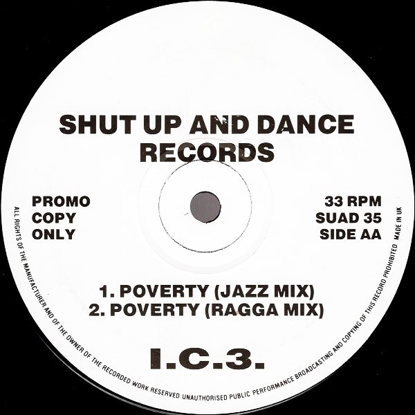 I.C.3. - It Ain't That Yall | Shut Up And Dance Records (SUAD 35) - 2 I.C.3. - It Ain't That Yall | Shut Up And Dance Records (SUAD 35) - 2