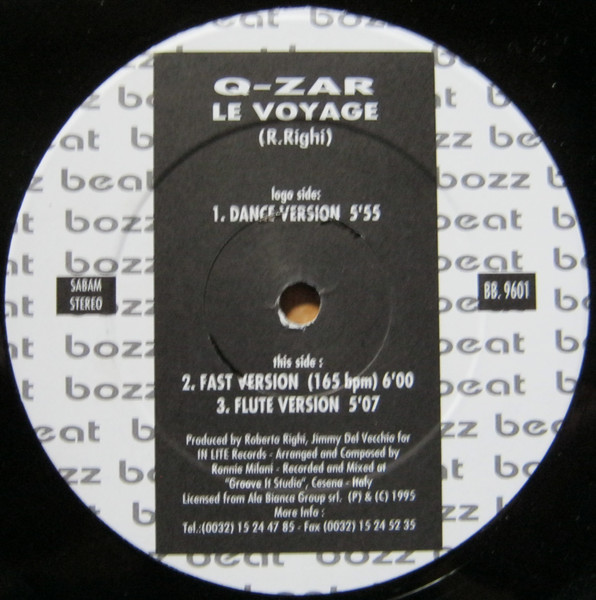 Q-Zar - Le Voyage | Bozz Beat (BB 9601)