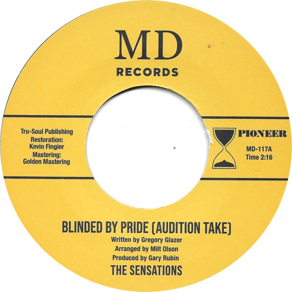The Sensations - Blinded By Pride | MD Records (MD-117) - 2