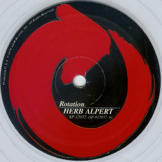 Herb Alpert - Rotation | A&M Records (SP-12032) - 4