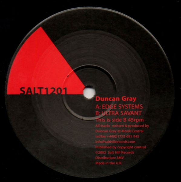 Duncan Gray - Edge Systems / Ultra Savant | Salt Hill Records (SALT1201)