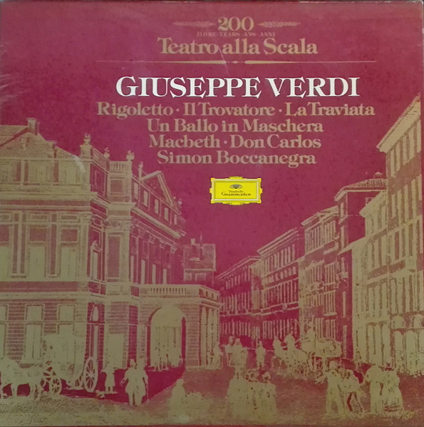 Giuseppe Verdi - 200 Jahre•Years•Ans•Anni Teatro Alla Scala | Deutsche Grammophon (2740 197)