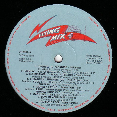 Various - Flying Mix 4 | Zanza Records (ZR 0307) - 2