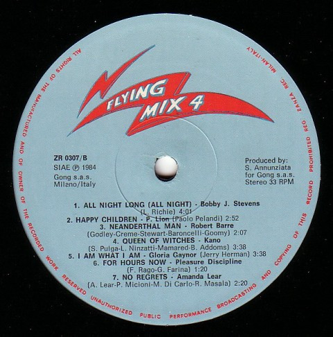 Various - Flying Mix 4 | Zanza Records (ZR 0307) - 3