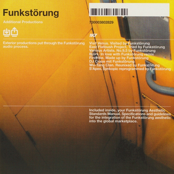 Funkstörung - Additional Productions | !K7 (!K7R028CD) Funkstörung - Additional Productions | !K7 (!K7R028CD)