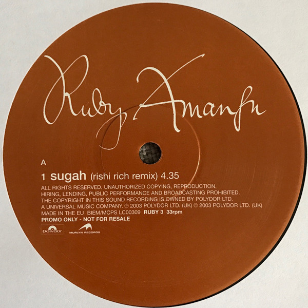 Ruby Amanfu - Sugah | Polydor (RUBY 3) - 2 Ruby Amanfu - Sugah | Polydor (RUBY 3) - 2