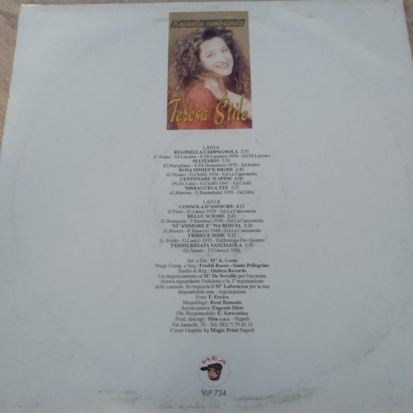 Teresa Stile - Reginella Campagnola | M.E.A. Sud (VLP 734) - 2 Teresa Stile - Reginella Campagnola | M.E.A. Sud (VLP 734) - 2