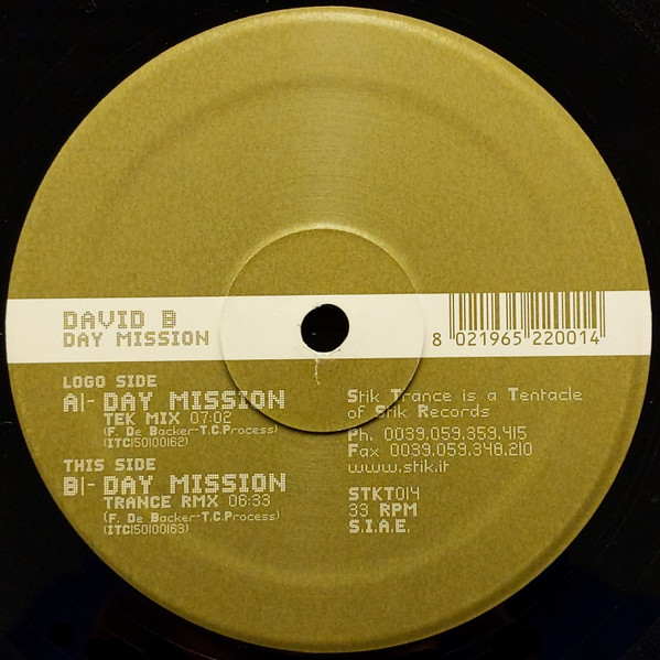 David B - Day Mission | Stik Trance (STKT014) - 4 David B - Day Mission | Stik Trance (STKT014) - 4