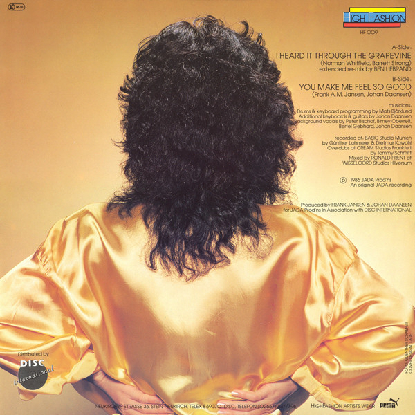 She - I Heard It Through The Grapevine | High Fashion (HF 009) - 2