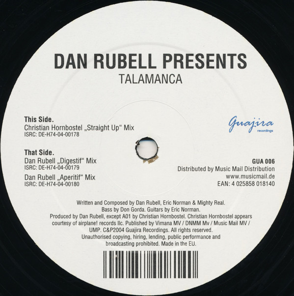 Dan Rubell - Talamanca | Guajira Recordings (GUA006)