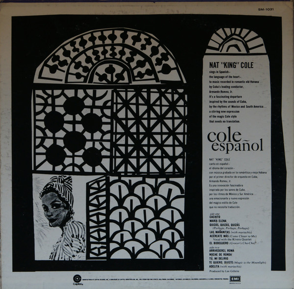 Nat King Cole - Cole Español | Capitol Records (SM-1031) - 2 Nat King Cole - Cole Español | Capitol Records (SM-1031) - 2