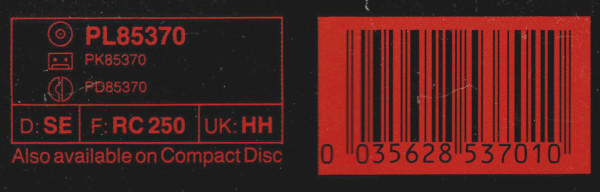 Rick Springfield - Tao | RCA (PL 85370) - 7