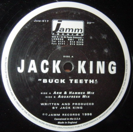 Jack King - Buck Teeth | Jamm Records (JAM-017)