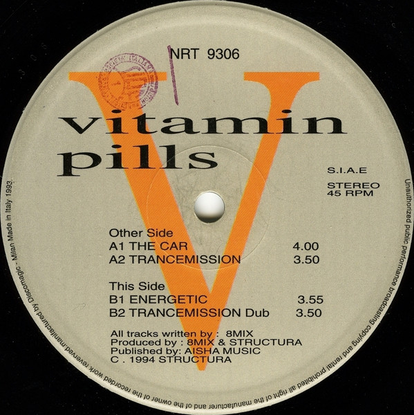 Vitamin Pills - The Car | Structura (NRT 9306)