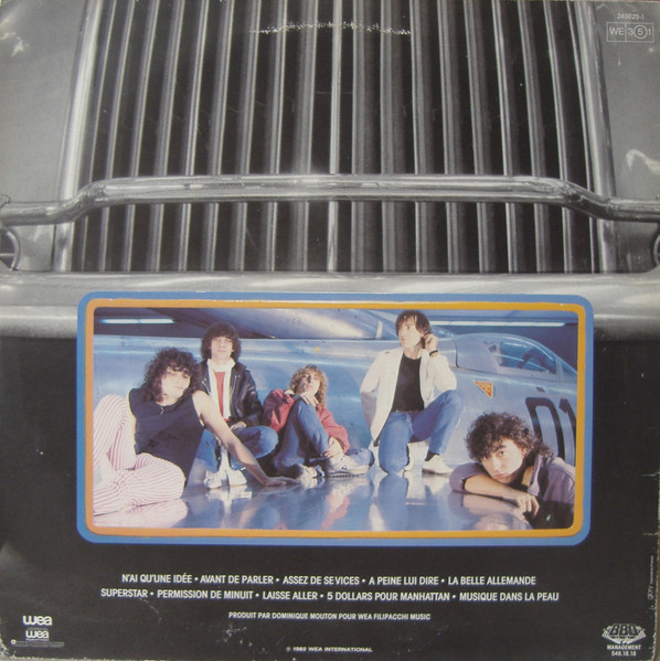 Klaxon - Musique Dans La Peau | WEA (24 0025-1) - 3