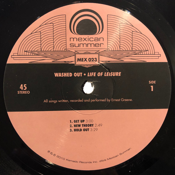Washed Out - Life Of Leisure | Mexican Summer (MEX 023) - 3