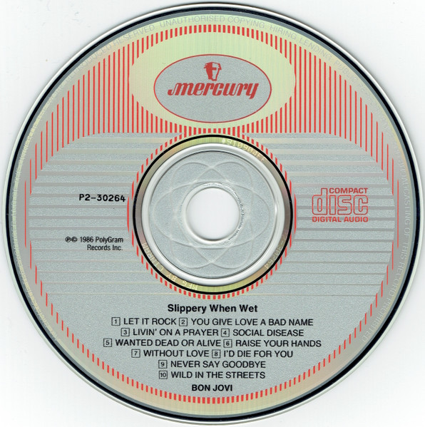 Bon Jovi - Slippery When Wet | Mercury (P2-30264) - 3
